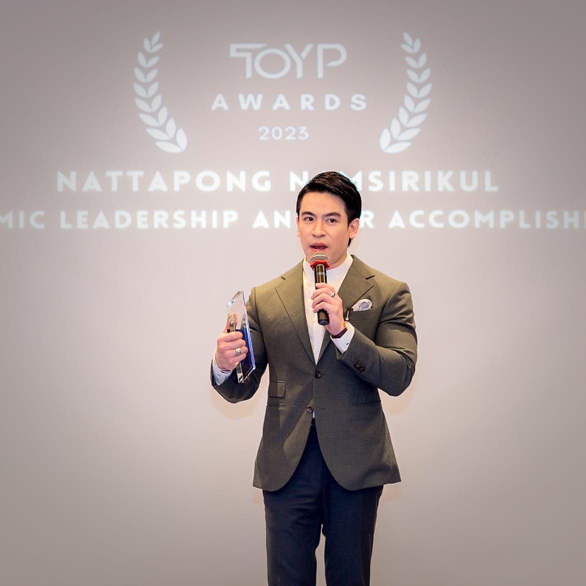 Dr. NUTTAPONG NAMSIRIKUL (POP) ครูพี่ป๊อป ดร. ณัฐพงศ์ นำศิริกุล Highlight TOYP AWARDS 2023 จัดโดย JCI Thailand หรือ Junior Chamber International องค์กรนานาชาติ