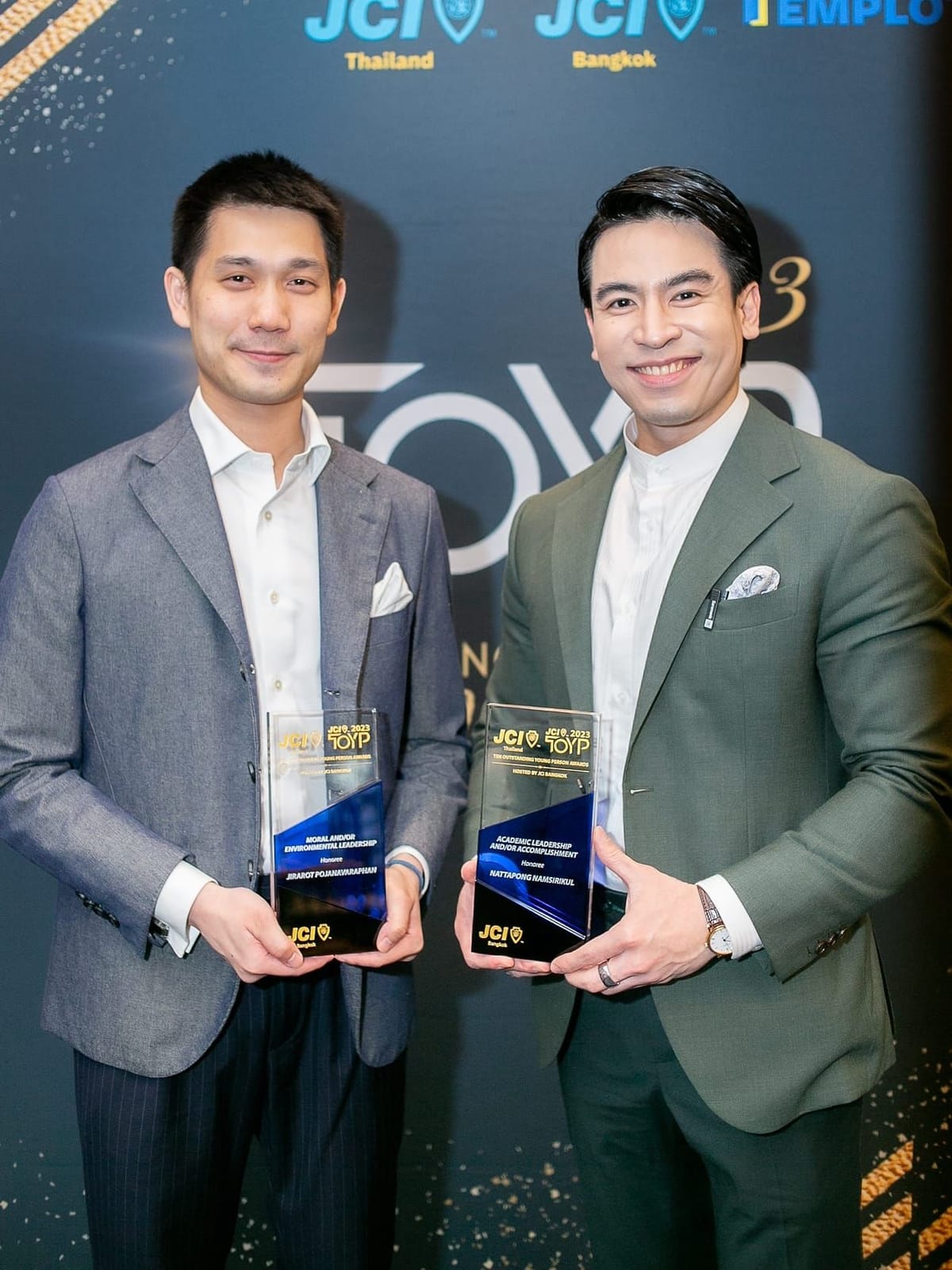 Dr. NUTTAPONG NAMSIRIKUL (POP) ครูพี่ป๊อป ดร. ณัฐพงศ์ นำศิริกุล Highlight TOYP AWARDS 2023 จัดโดย JCI Thailand หรือ Junior Chamber International องค์กรนานาชาติ